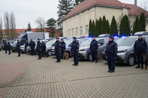 Uroczyste przekazanie pojazdów służbowych