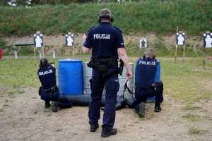 Policjanci podczas Turnieju Par Patrolowych