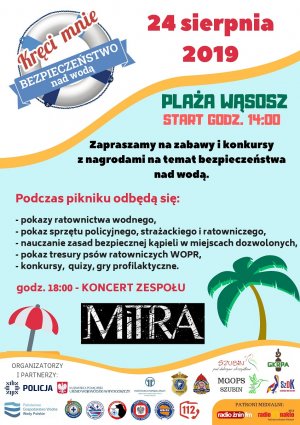 Zdjęcie przedstawia plakat promujący piknik profilaktyczny