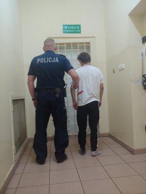 zatrzymany przez mroteckich policjantów