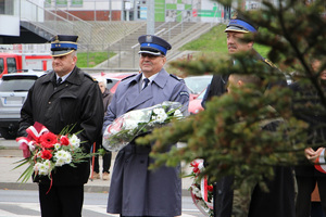 delegacja mundurowych w Szubinie