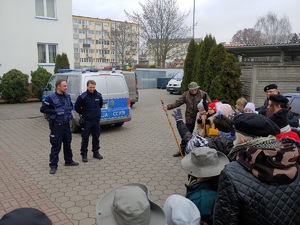 Harcerze z wizytą w Komendzie Powiatowej Policji w Nakle nad Notecią