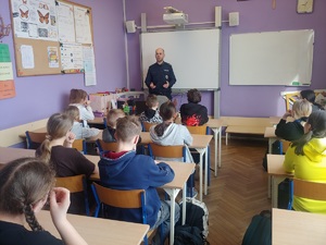 Spotkanie profilaktyczne z uczniami Zespołu Szkolno-Przedszkolnego nr 2 w Szubinie.