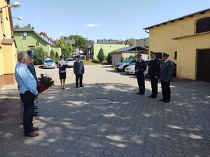 Uroczysta zbiórka w kcyńskim komisariacie