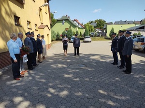 Uroczysta zbiórka w kcyńskim komisariacie