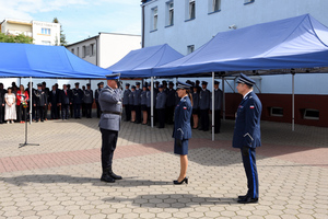 Święto Policji w Komendzie Powiatowej Policji w Nakle nad Notecią.