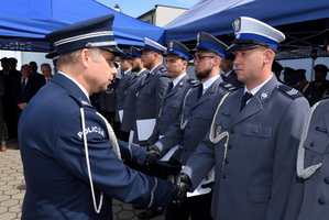 Święto Policji w Komendzie Powiatowej Policji w Nakle nad Notecią.