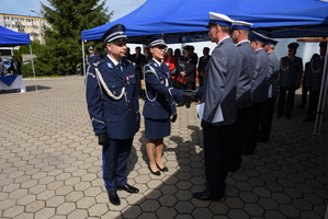 Święto Policji w Komendzie Powiatowej Policji w Nakle nad Notecią.