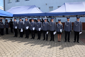 Święto Policji w Komendzie Powiatowej Policji w Nakle nad Notecią.