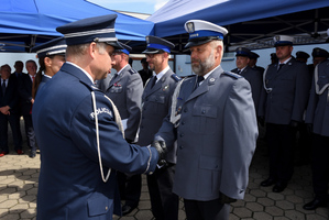 Święto Policji w Komendzie Powiatowej Policji w Nakle nad Notecią.