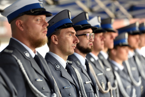 Święto Policji w Komendzie Powiatowej Policji w Nakle nad Notecią.