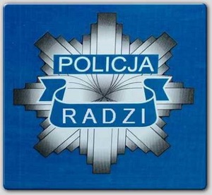 gwiazda policyjna z napisem policja radzi