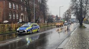 policjanci w trakcie zabezpieczenia WOŚP