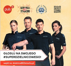 plakat promujący plebiscyt #SuperDzielnicowy