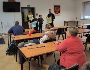 odwiedziny wychowanków w nakielskiej komendzie