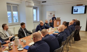 odprawa roczna w nakielskiej komendzie