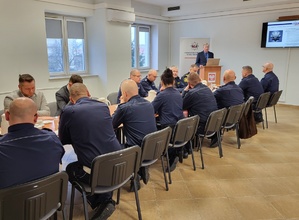 odprawa roczna w nakielskiej komendzie