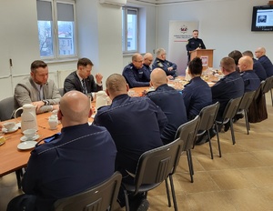 odprawa roczna w nakielskiej komendzie