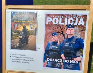 Policjanci na targach w Minikowie